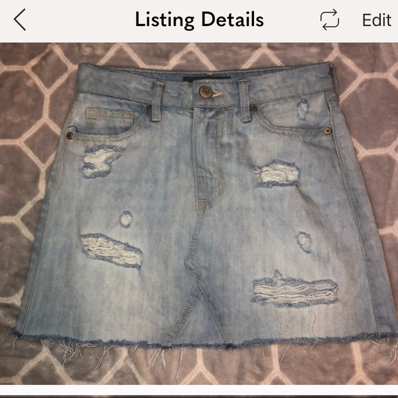 (2) Aeropostale jean skirts - Picture 4 of 8